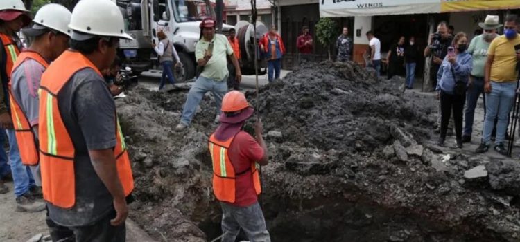 Van 12 socavones reparados en Ecatepec por lluvias; aun faltan 14