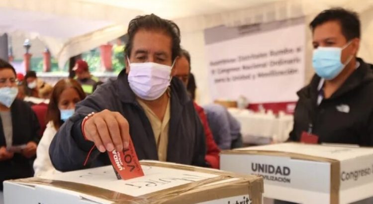 Entre “anomalías” Morena realiza votación para elegir congresistas; Edomex