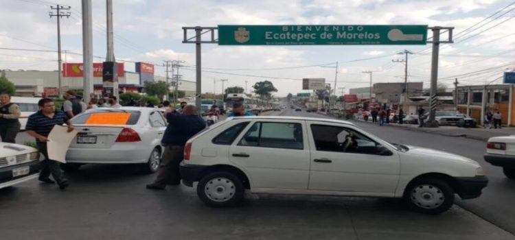 Protestas desquician la circulación en Ecatepec