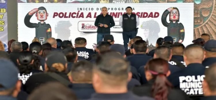 Policías cursan licenciatura en Seguridad Pública y Derechos Humanos en Ecatepec