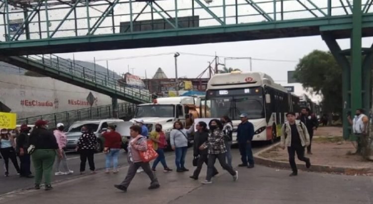 Suspenden servicio de Linea 4 de Mexibús por bloqueo en Ecatepec