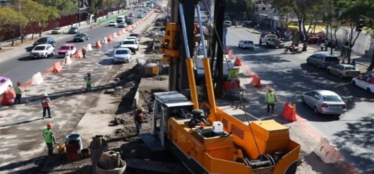 Avances de la construcción del Trolebús Santa Martha-Chalco en el Edomex