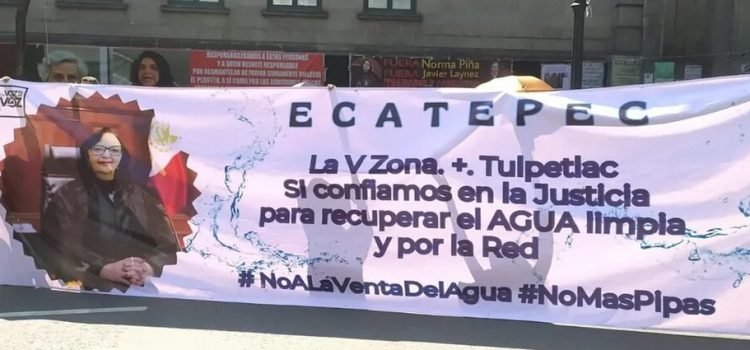 Niegan cumplimiento de amparos para abasto de agua en Ecatepec