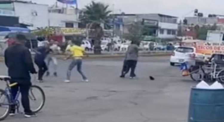 Pelea campal terminó en tragedia en calles de Ecatepec