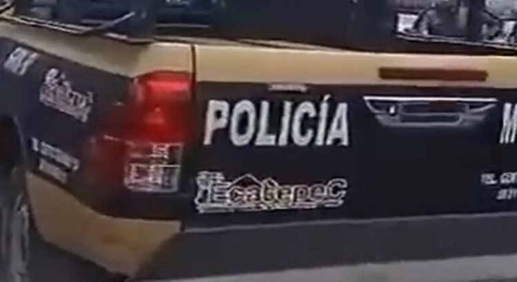 Policía atropelló a una adulta mayor en Ecatepec