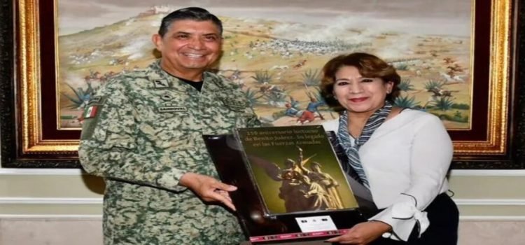 Delfina Gómez se reunió con titular de la Sedena