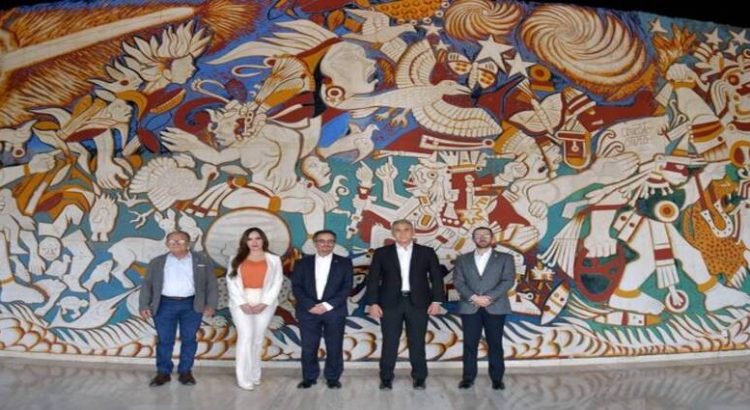 Declaran mural “De Dioses a Animales” de Ariosto Otero como patrimonio municipal en Ecatepec