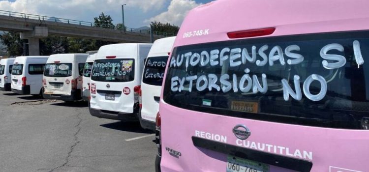 “No bajamos la guardia, estamos unidos”: Transportistas del Edomex