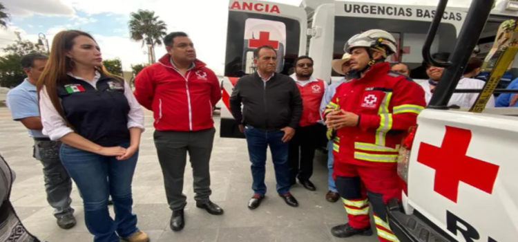 Entregan ambulancias a Cruz Roja de Ecatepec