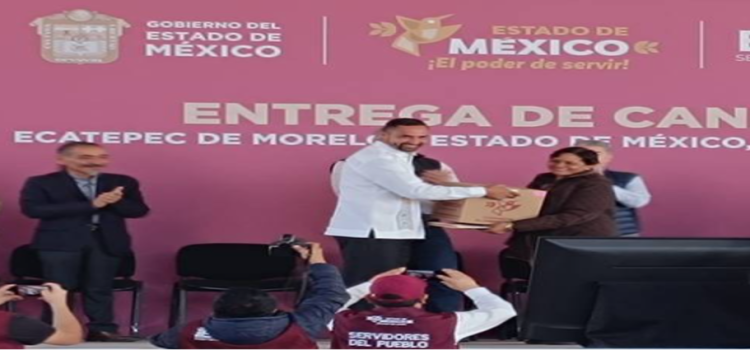 Comienza la entrega de más de 400 mil canastas alimentarias en Ecatepec