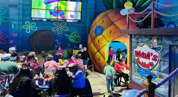 Abren restaurante con temática de Bob Esponja en Ecatepec