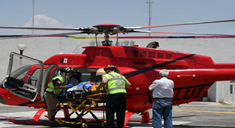 Hombre sufre descarga eléctrica en Ecatepec; fue trasladado en helicóptero a hospital