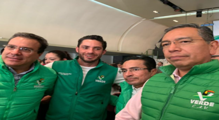 Indalecio Ríos se postula como candidato del Verde en Ecatepec