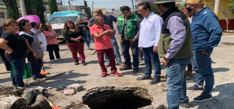 Indalecio Ríos propone sustituir tuberías y drenaje en Ecatepec