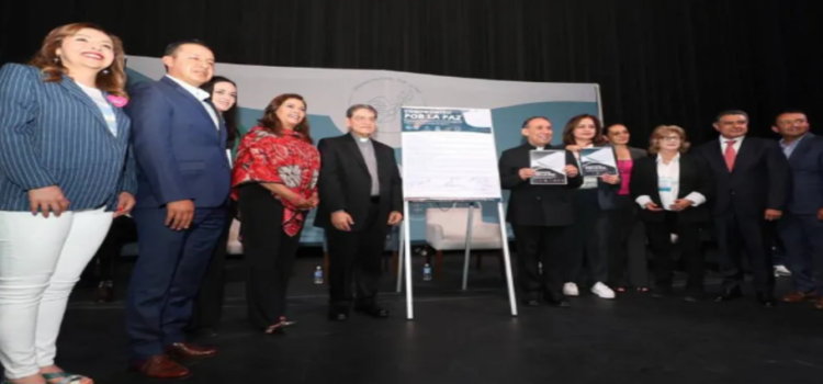 Dirigentes candidatos firman “Compromiso por la Paz” en Edomex