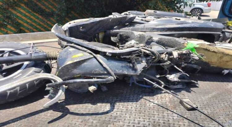 Motociclista murió al ser embestido por camión de pasajeros en Ecatepec
