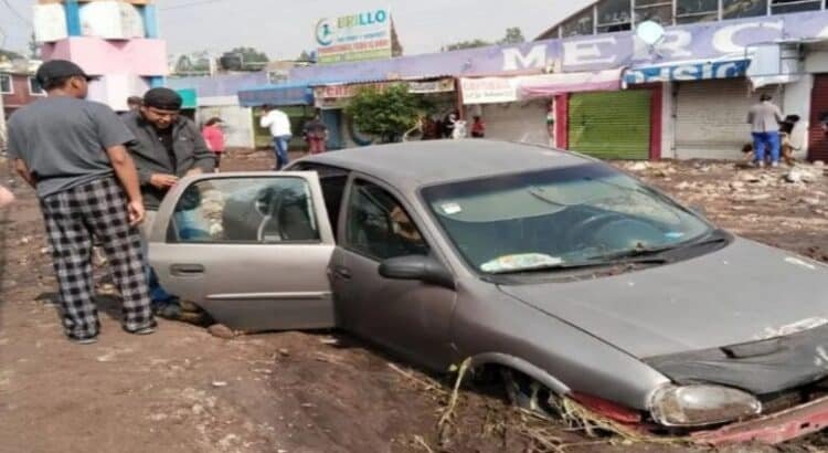 Alrededor de 80 casas dañadas tras lluvias en San Cristóbal, Ecatepec
