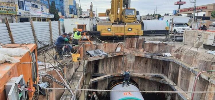 Ventas de comercios bajan 80% por obras de colector en Ecatepec