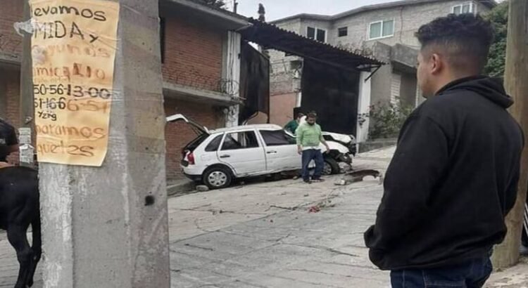 Mujer murió arrollada por auto sin frenos en Ecatepec