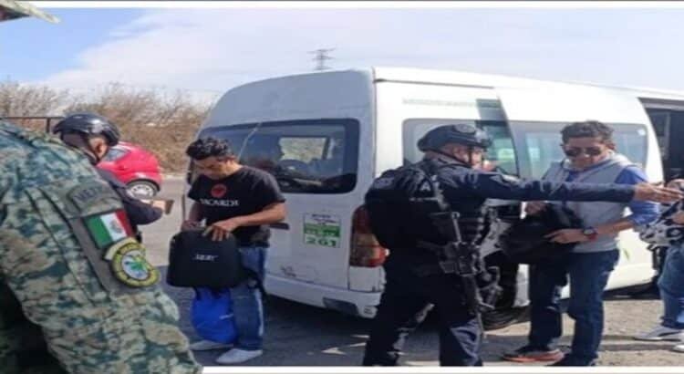 Militares resguardan transporte publico ante falta de patrullas en Ecatepec