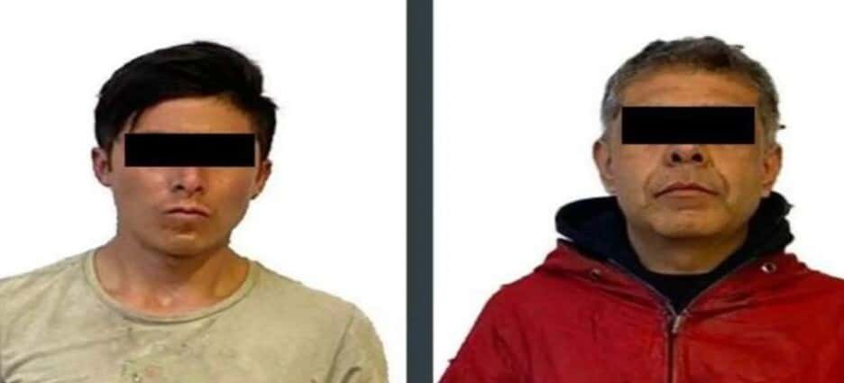 Detienen a 2 sujetos por el robo de un taxi por aplicación en Ecatepec