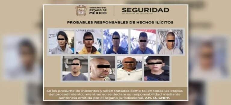 Detienen a personas ligadas a robos a tiendas y cajeros en Ecatepec