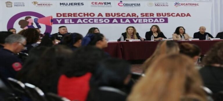 Realizan Foro “Derecho a Buscar, ser Buscada y el Acceso a la Verdad” en Ecatepec