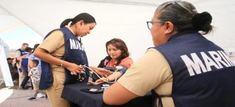 Secretaría de Marina realiza Jornada de Salud en Ecatepec