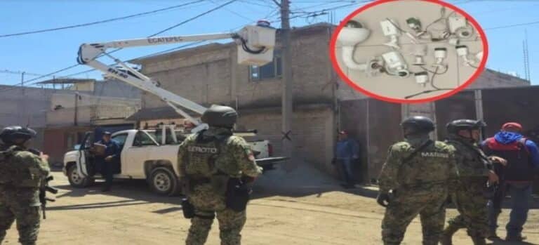 Retiran más de 100 cámaras de videovigilancia ilegales en Ecatepec