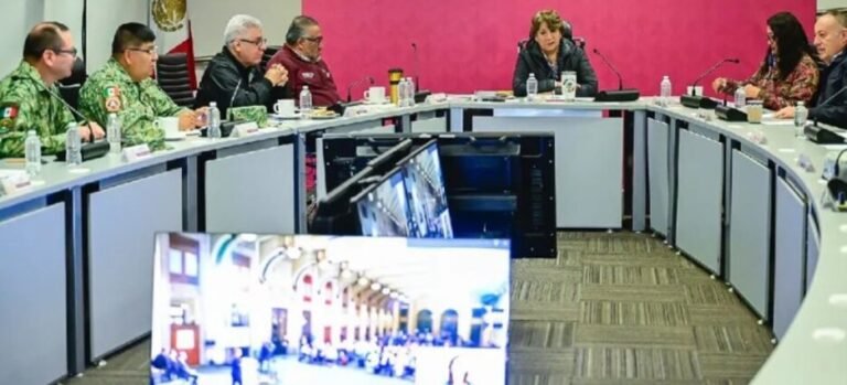 Gobernadora Delfina Gómez encabezó Mesa de Seguridad desde Ecatepec