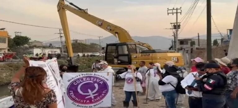 Encuentran más restos humanos en Canal de Cartagena, Ecatepec