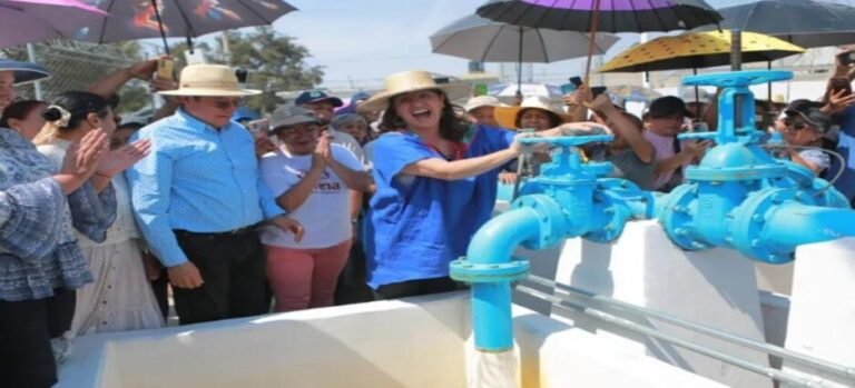 Entregan pozo en Guadiana para aumentar suministro de agua en Ecatepec