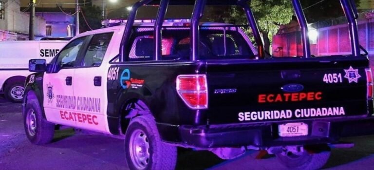 Asaltante pierde la vida atropellado por un auto en Ecatepec