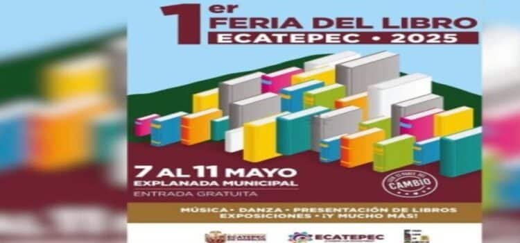 Realizarán primera Feria del Libro en Ecatepec