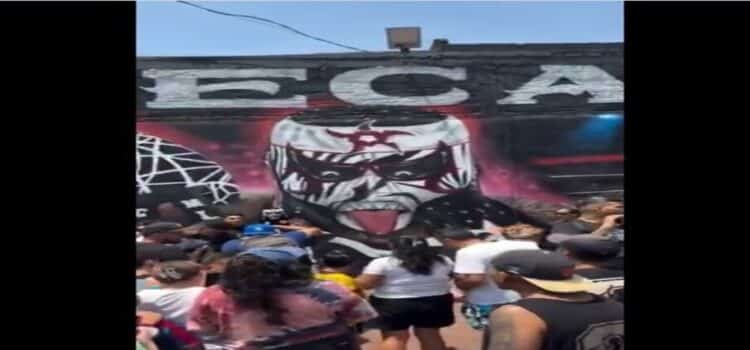 Penta Zero Miedo fue recibido con impresionante mural en su natal Ecatepec