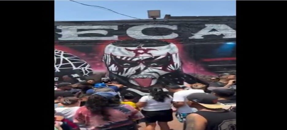 Penta Zero Miedo fue recibido con impresionante mural en su natal Ecatepec