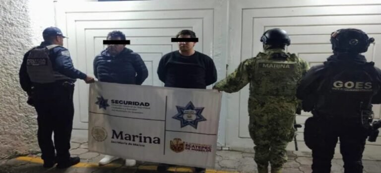 Detienen a presuntos criminales que fingían ser policías para asaltar transportistas en Ecatepec