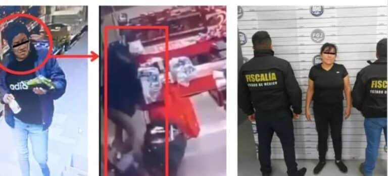 Detienen a mujer que golpeó a empleados de una tienda durante intento de robo en Ecatepec