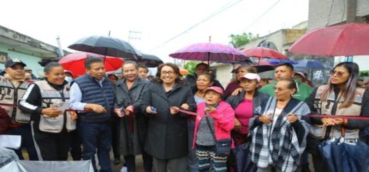 Se han pavimentado 50 calles en la Zona Norte de Ecatepec