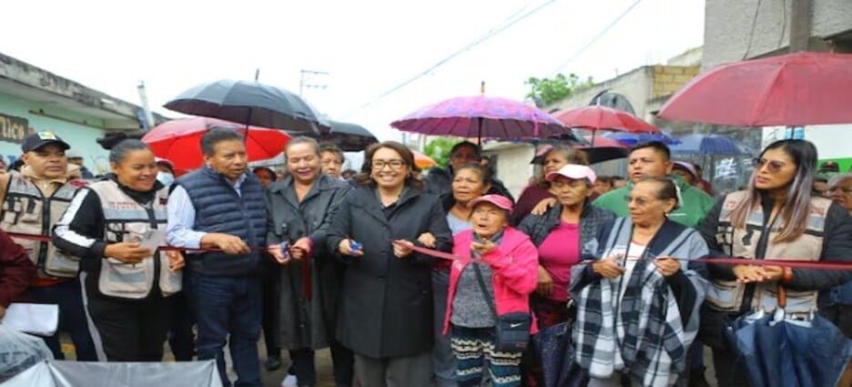 Se han pavimentado 50 calles en la Zona Norte de Ecatepec