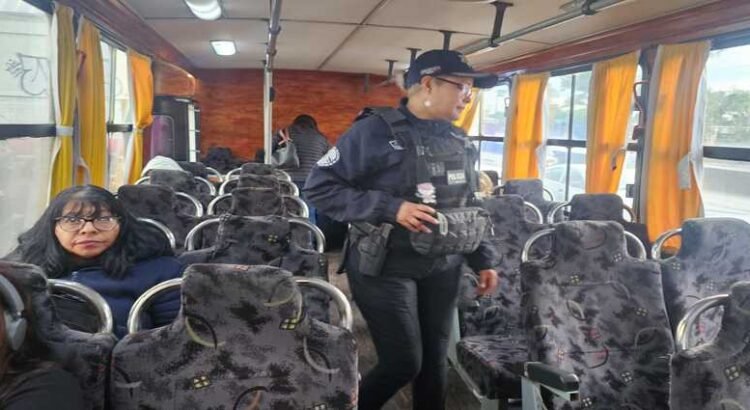 Inician operativos simultáneos en transporte público de Ecatepec