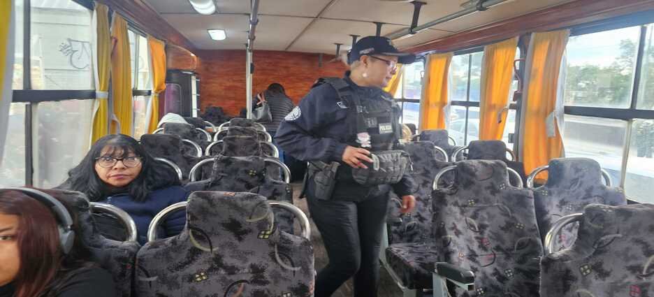 Inician operativos simultáneos en transporte público de Ecatepec