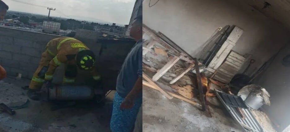 Tanque de gas explota en vivienda de Ecatepec