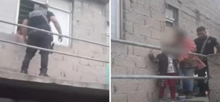 Rescatan a madre e hija encerradas por su pareja en Ecatepec
