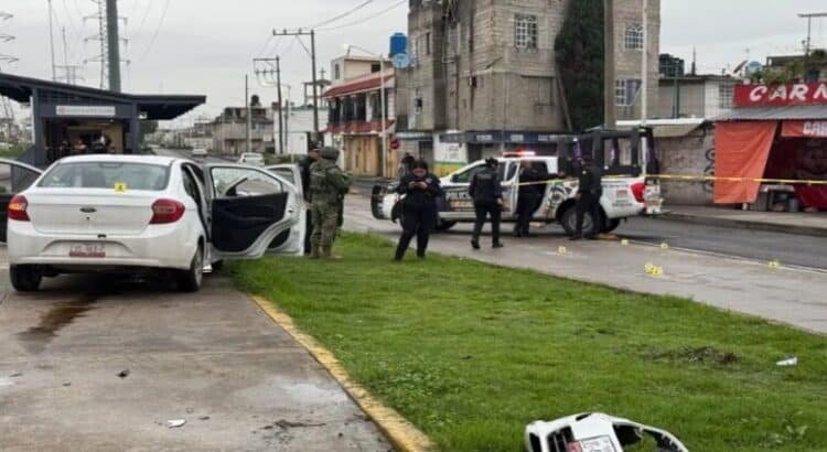 Motociclistas disparan a 2 personas en Ecatepec