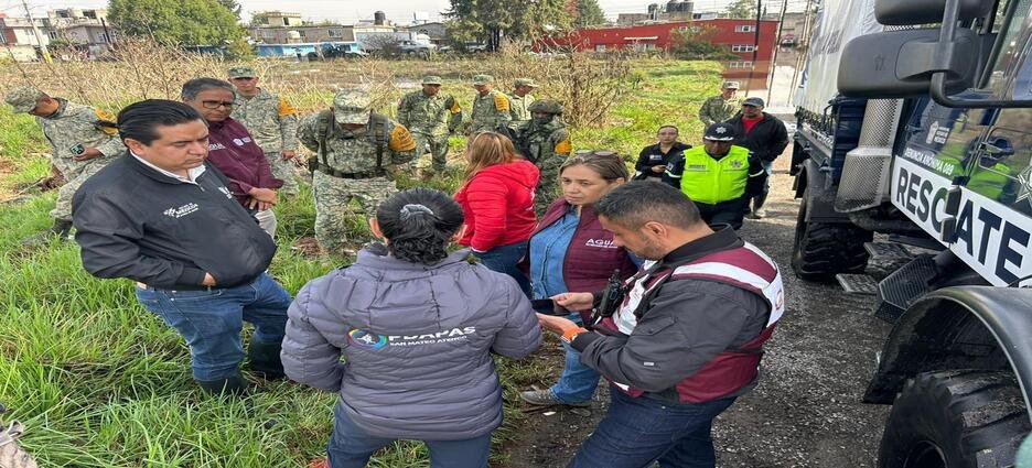 Refuerzan atención a contingencias por lluvias en Ecatepec