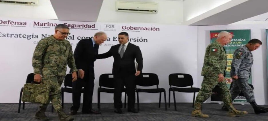 Nueva estrategia contra extorsión priorizará 8 entidades, entre ellas el Edomex