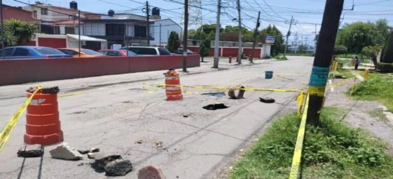 Habitantes de Ecatepec en alerta por formación de nuevo socavón