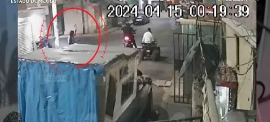 Balean cámara de seguridad en Ecatepec