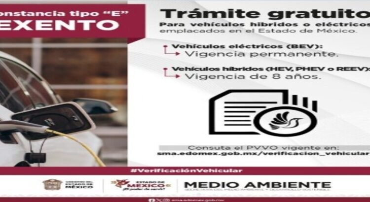 Revelan costo de la verificación permanente 2025 en Edomex